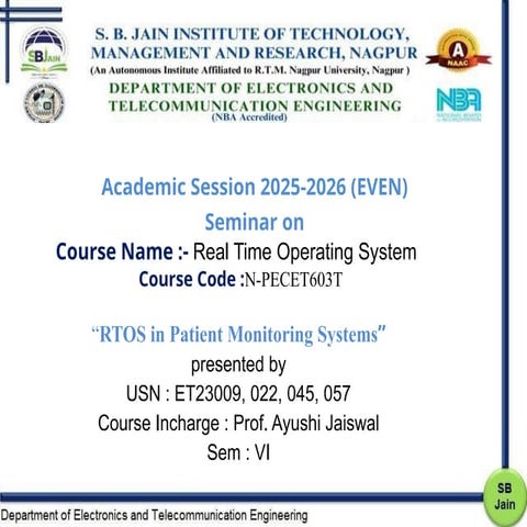 RTOS PPT.pptx RTOS_.pptx real time opersting system for e | PPTX