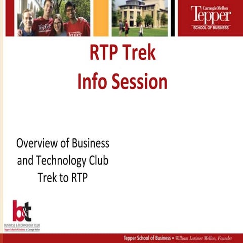 Rtp Info Session 2009 V3 | PPTX | Travel Preparation and Advice | Travel