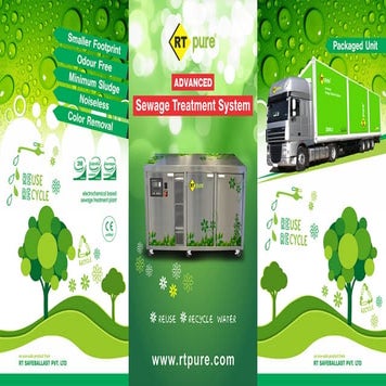 RT Pure Advanced Sewage Treatment Systems | PDF