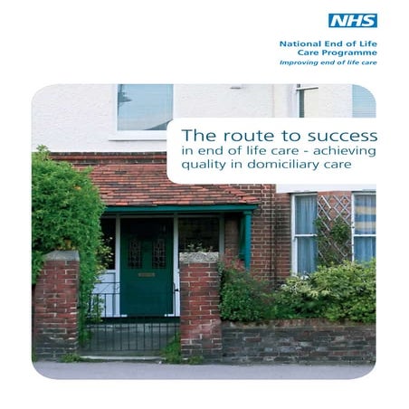 End of life care planning with people who have a personal health budget ...