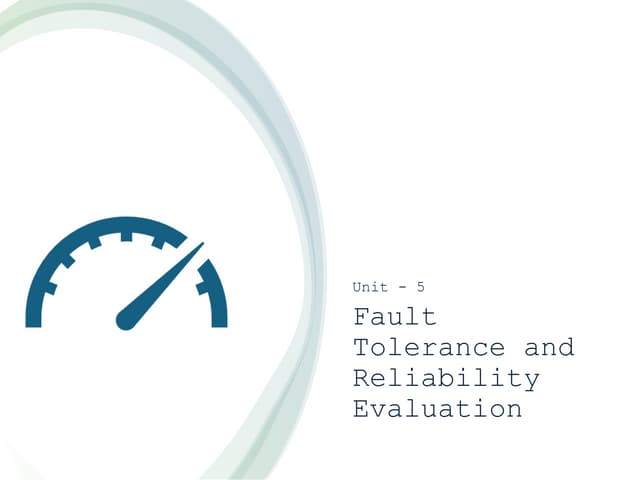 real time systems fault tolerance, Redundancy