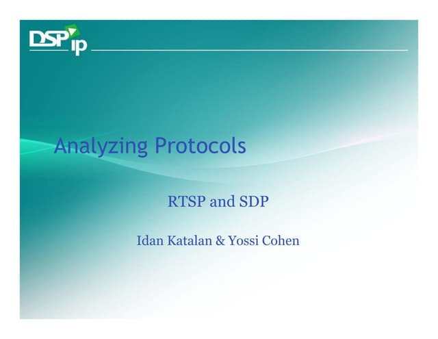 RTSP Analysis Wireshark