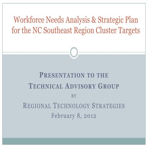 Workforce Development Update