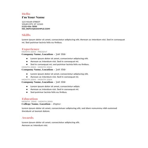 Resume Sample for design | PDF