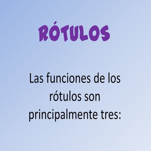 Rótulos | PPTX