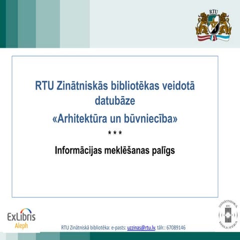 LU publikāciju un vēstures datubāze | PDF