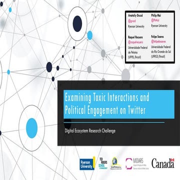 Examining toxic interactions and political engagement on Twitter