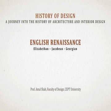 English Domestic Styles 