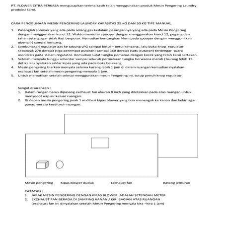 Mesin Pengering Pakaian