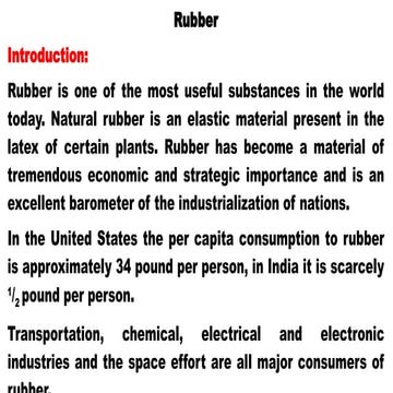 Rubber hrvest and processing 3 | PPTX