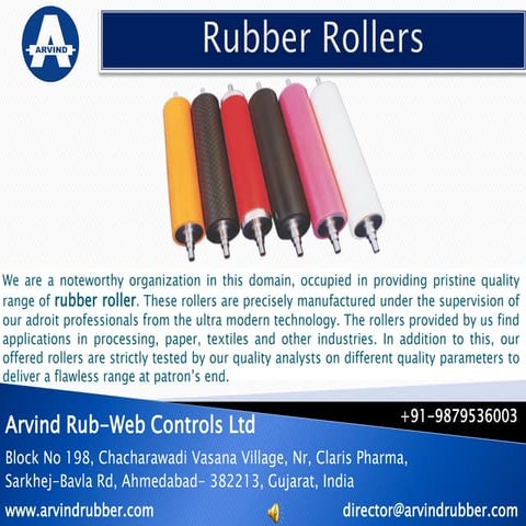 Rubber rollers