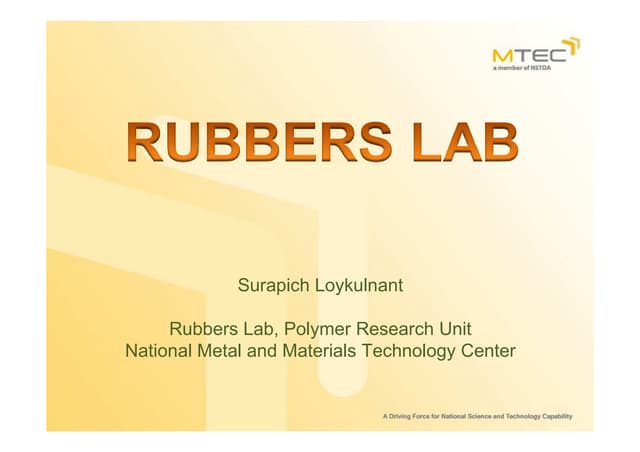 Rubbers Lab 