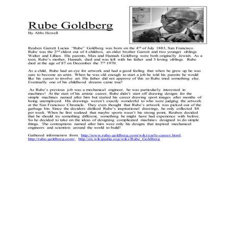 Rube goldberg abbi