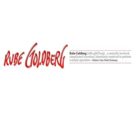 Rube goldberg machine brains