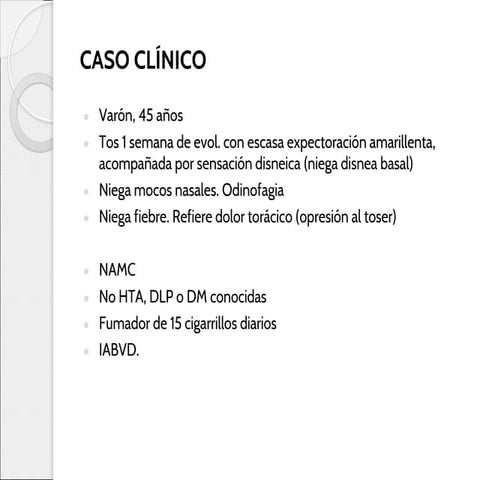 Caso clínico Enero 2018