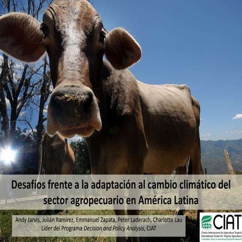 Impactos de cambio climatico en America Latina