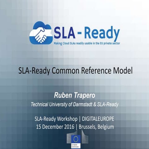 SLA-Ready Common Reference Model