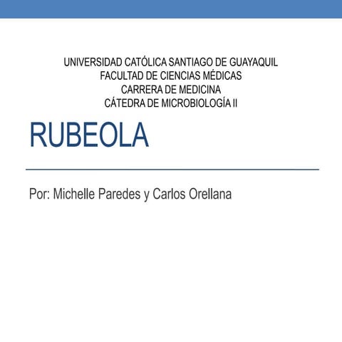 Rubeola