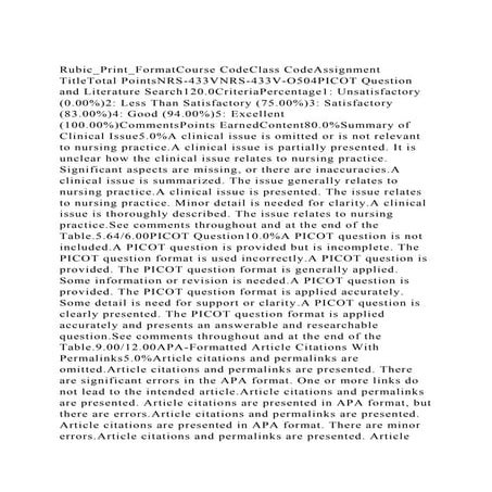 Literature Evaluation Table In nursing practice, accurate identi.docx