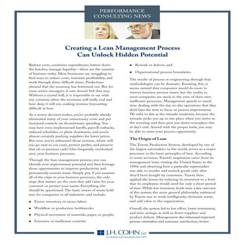 Is Lean right for you?