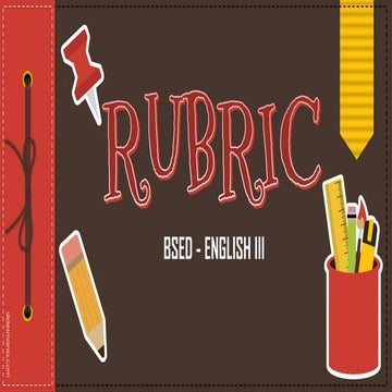 RUBRIC-BSED-III.pptx