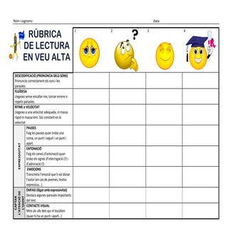 Rubrica Lectura en veu alta (CS)