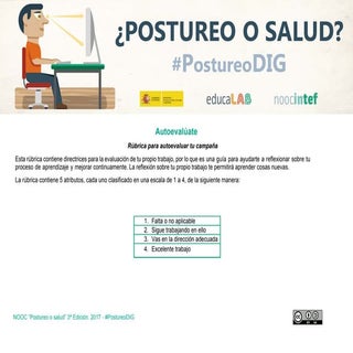 Rúbrica de aprendizaje - NOOC ¿Post...