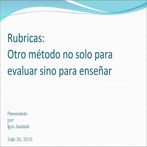 Rubricas