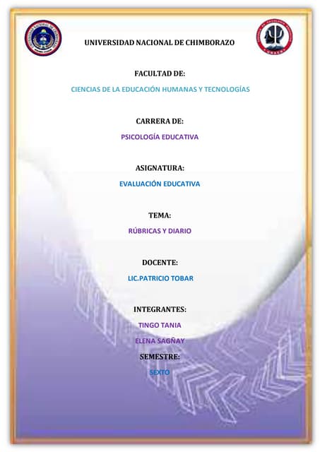 Rubricas y-diario escrito