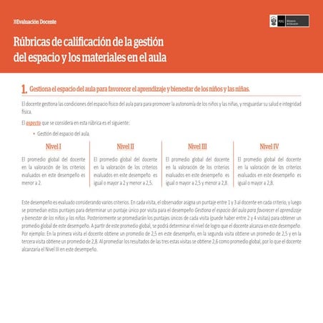 Rubricascalificacion gestion