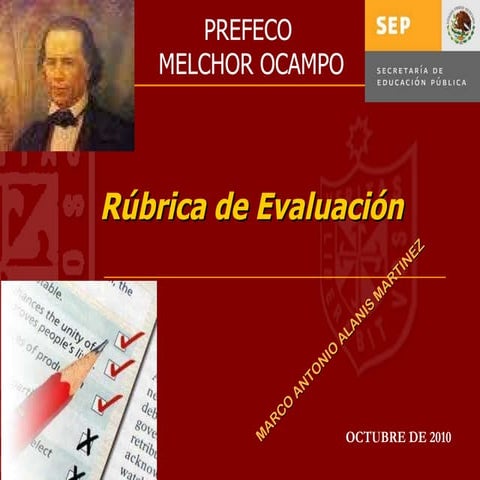 Rubricas de evaluacion
