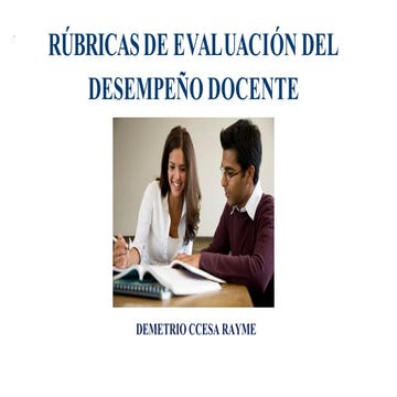 Rubricas de Evaluacion del Desempeño Docente Ccesa007.pdf