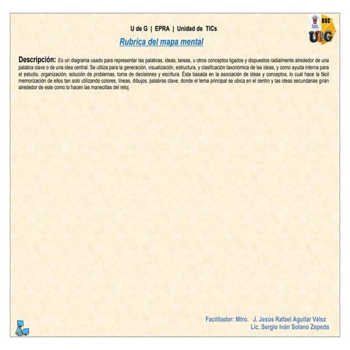 Rubricas del proyecto 6