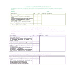 Rubricas para todos los campos form...