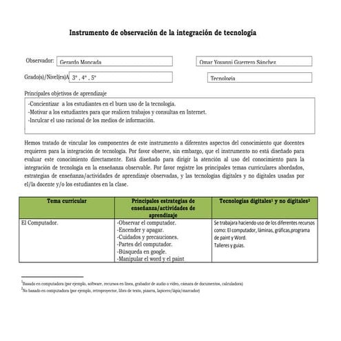 Rubrica tpack diego mendoza yovanni