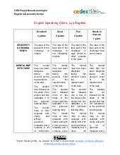 English speaking cities: Los Angeles