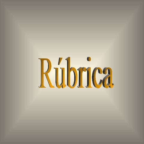 Rubricas
