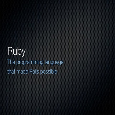 Ruby | PPT