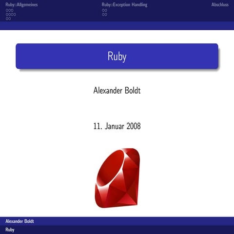 Ruby | PPT