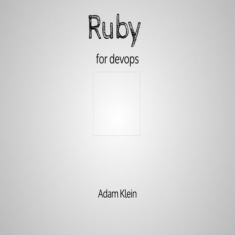Ruby for devops