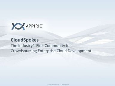 What is CloudSpokes?