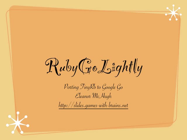 Ruby golightly