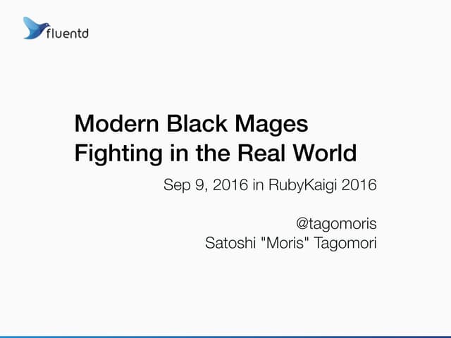 Modern Black Mages Fighting in the Real World