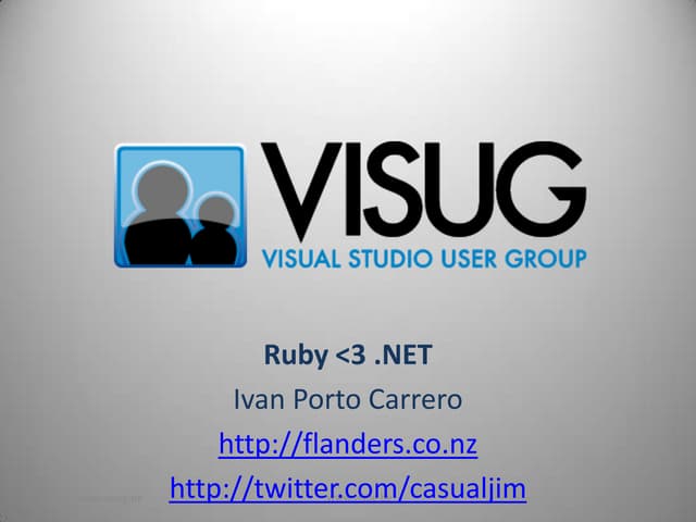 Ruby Loves Dot Net