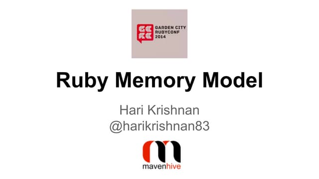 Ruby memory model