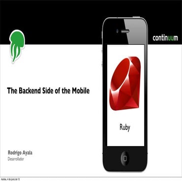 The Backend Side of the Mobile