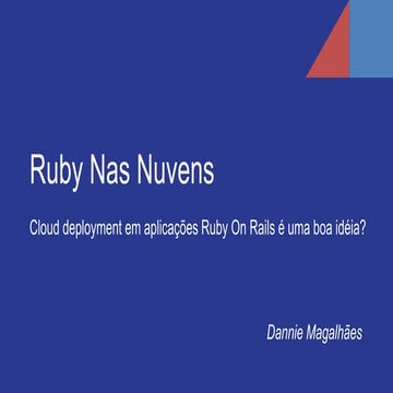 Ruby nas Nuvens