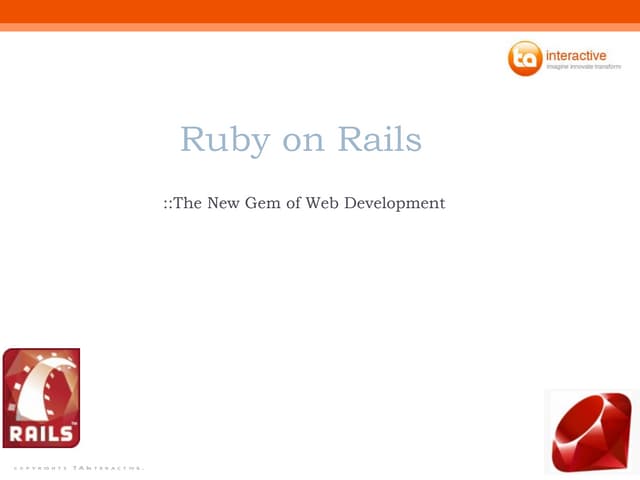 Ruby on rails