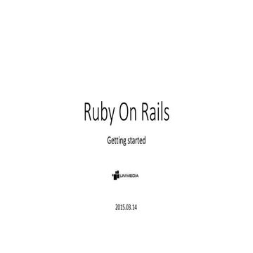 Ruby on rails