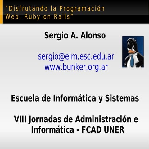 Ruby On Rails Jun2009